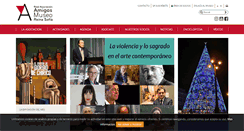 Desktop Screenshot of amigosmuseoreinasofia.org