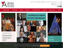 Tablet Screenshot of amigosmuseoreinasofia.org